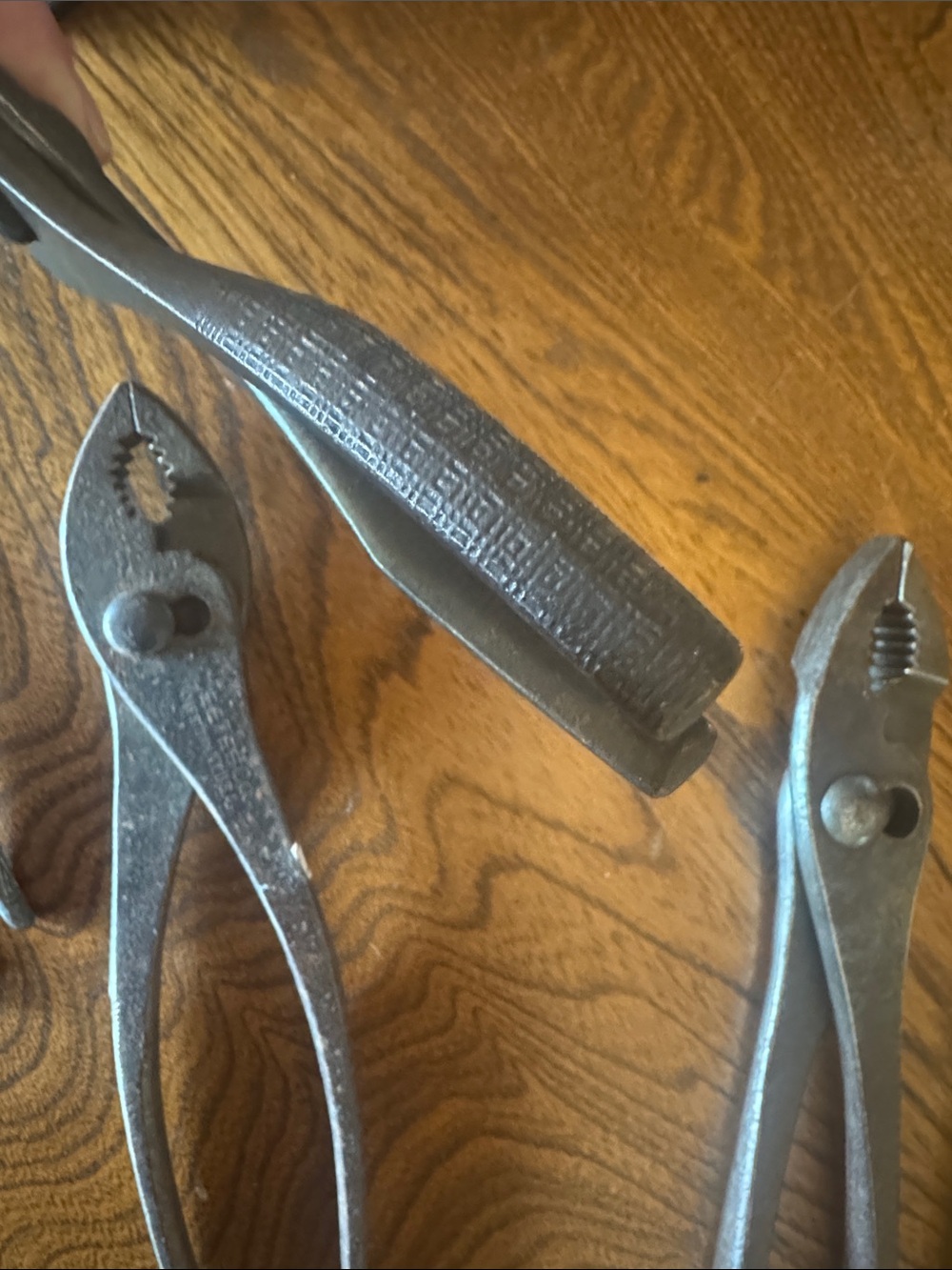 Bundle of 4 Vintage Slip Joint Steel Pliers different brands & sizes - Picture 9 of 10